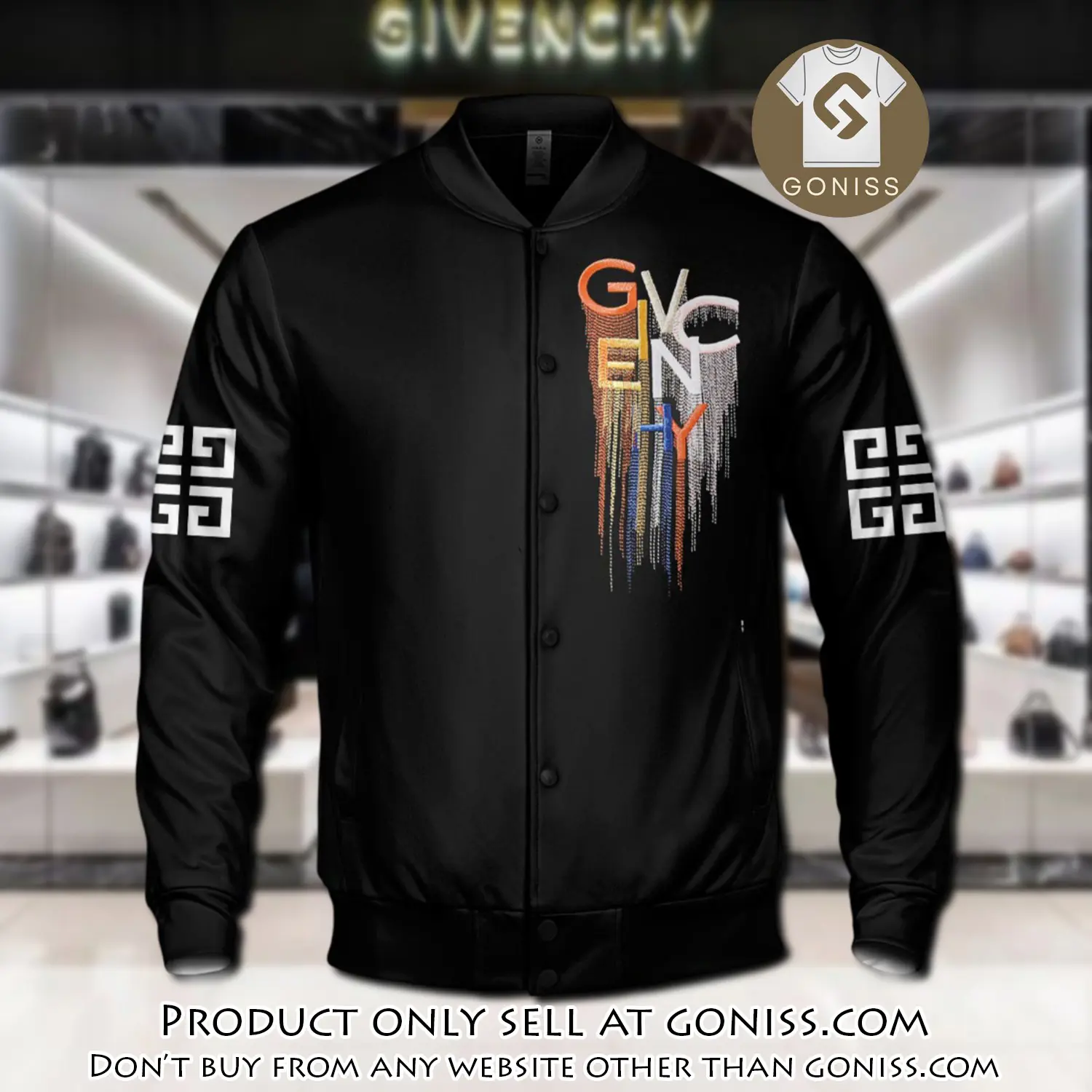 Luxury givenchy varsity premium baseball jacket bjv1054 gn0801707
